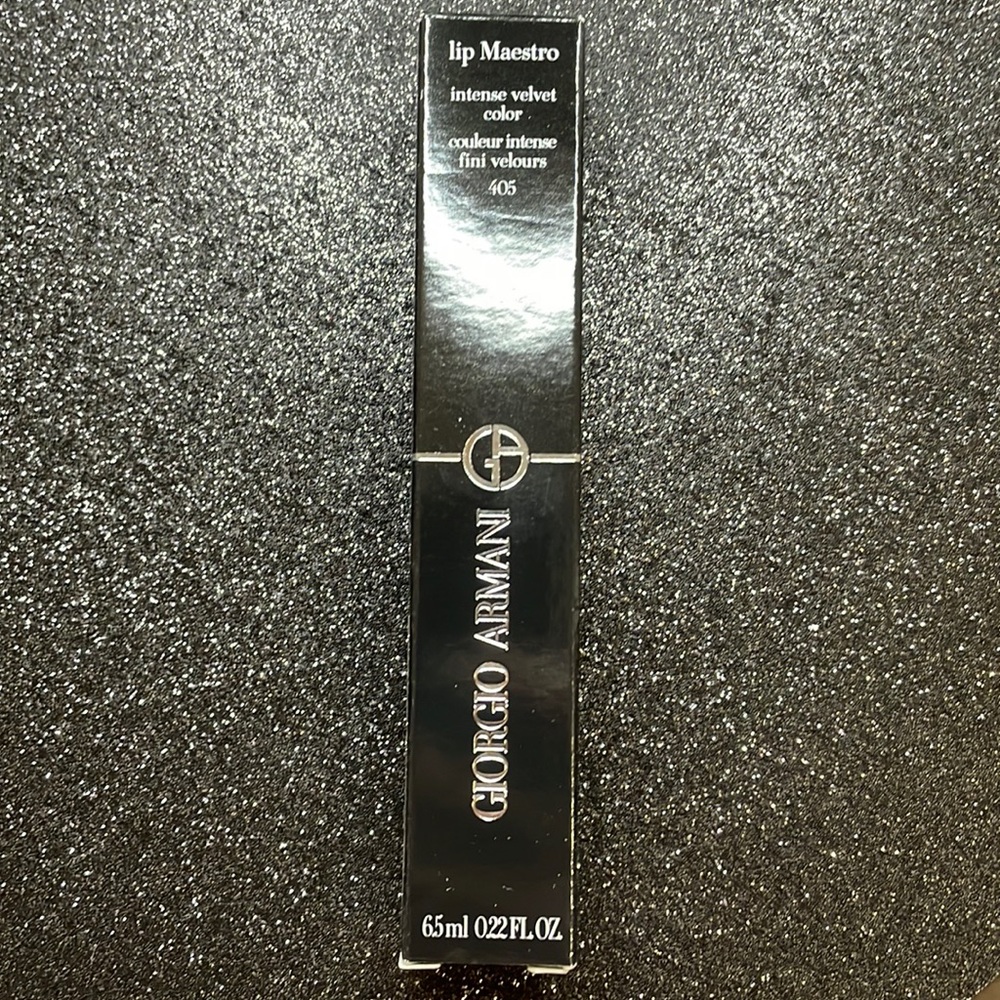 GIORGIO ARMANI lip maestro intense velvet color in sultan 405